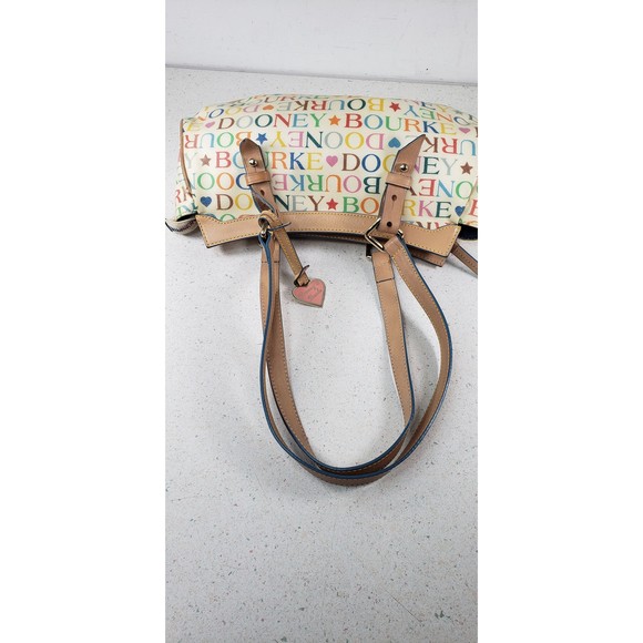 Vintage Barrel Mini Cream Ivery Jelly Dooney & Bourke Signature Hobo Bag - Picture 11 of 11